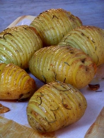 Hasselback aardappels