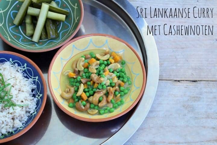 sri lankaanse curry met cashewnoten
