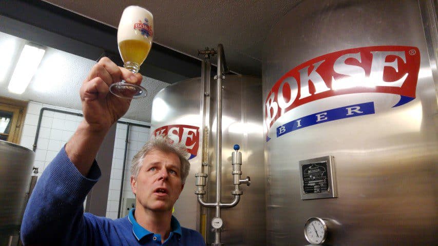 Bierproeverij in Brouwerij Erve Kots