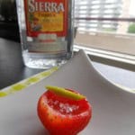 Aardbeien Margarita met tequila