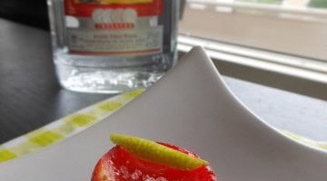 Aardbeien Margarita met tequila