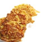 Koolrabi en wortel fritters