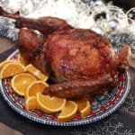 Lekker met Kerst: gevulde kalkoen uit de oven met sinaasappel-bourbonjus