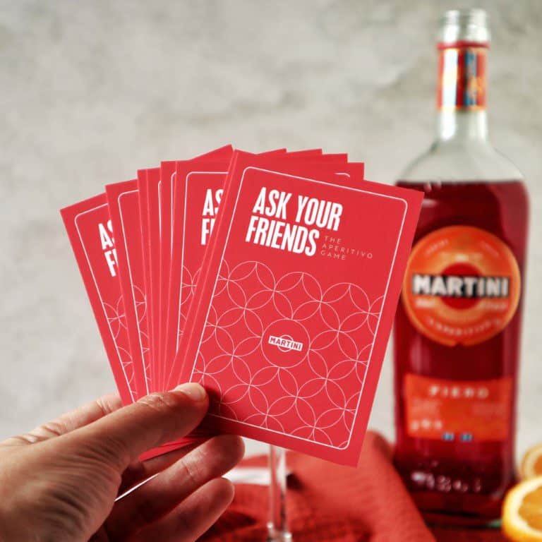 MARTINI Fiero lanceert kaartspel voor Wereld MARTINI dag en International Friendship Day