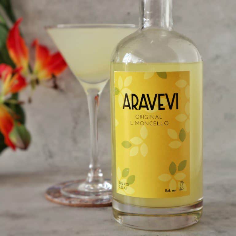 Aravevi Limoncello Martini - limoncello cocktail