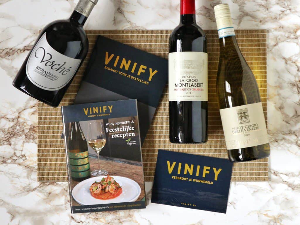 Met het wijnpakket van Vinify ben je klaar voor de Feestdagen!