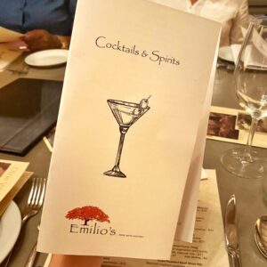 Emilio's Dine with History restaurant