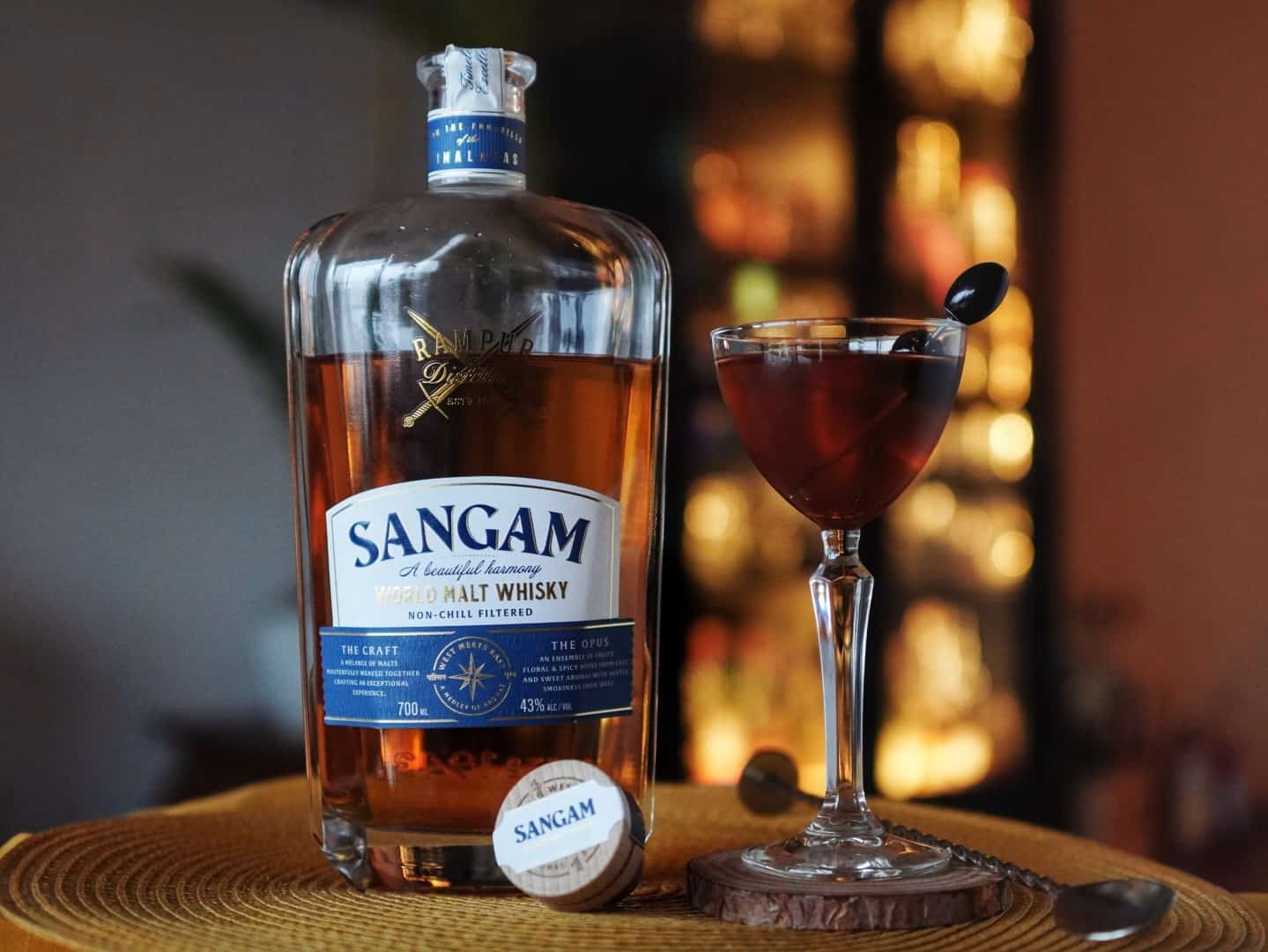 Sangam World Malt Whisky Een unieke blend - Rampur Distillery